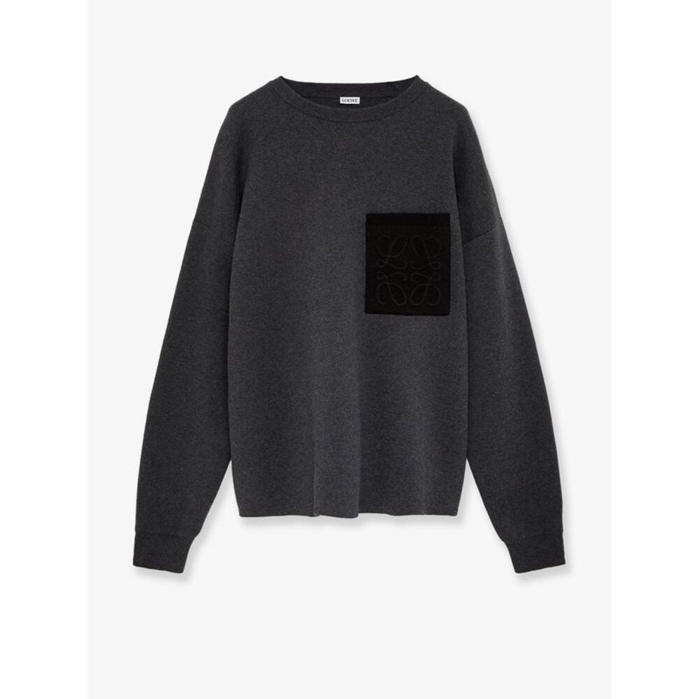 Loewe Men Anagram Cotton Blend Sweatshirt